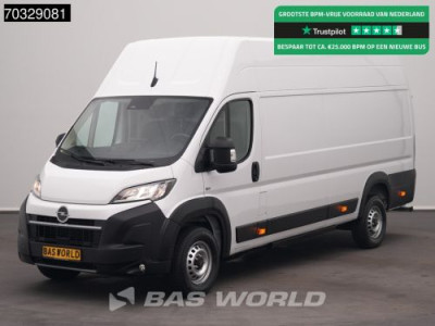 Opel Movano-e Elektrisch 110kWh 475km Stadsbereik Snelladen L4H3 Camera CarPlay Parkeersensoren L4 Hoog Dak Long Range Airco