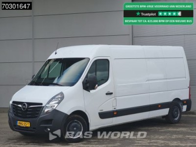 Opel Movano 150PK Ramp Automaat L3H2 Navi LED Airco Cruise Camera Parkeersensoren Werkplaatsinrichting APK 08-2026 Euro6 L3 Airco Cruise control