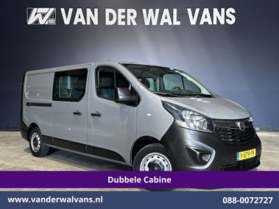 Opel Vivaro 1.6 CDTI 122pk L2H1 Dubbele cabine Euro6 Airco | 6-Zits | LED | Navigatie | Cruisecontrol Parkeersensoren
