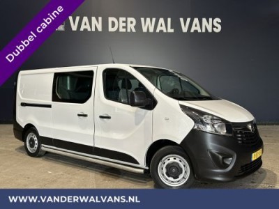 Opel Vivaro 1.6 CDTI 122pk L2H1 Dubbele cabine Euro6 Airco | Navigatie | 6 Zits | Trekhaak Cruisecontrol, LED, Bluetooth-telefoonvoorbereiding