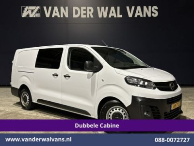 Opel Vivaro 2.0 Diesel 145pk L3H1 Dubbele Cabine Euro6 Airco | 6-Zits | Navigatie | 2500kg Trekhaak | Apple Carplay Android Auto, Cruisecontrol, Parkeersensoren