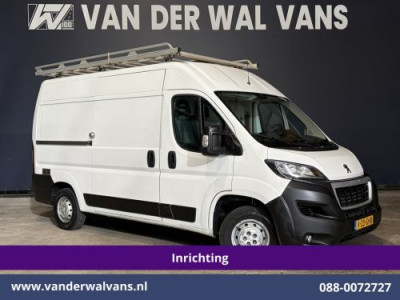 Peugeot Boxer 2.0 BlueHDI 131pk L2H2 Inrichting Euro6 Airco | Imperiaal | Camera | 2500kg Trekhaak | Cruisecontrol Parkeersensoren, Bijrijdersbank