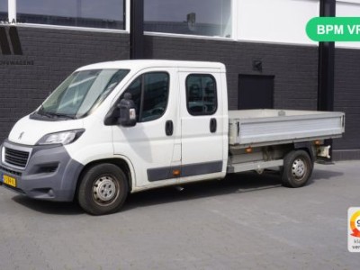 Peugeot Boxer 2.0 BlueHDI 163PK L3 DC Openlaadbak EURO 6 - Airco - Trekhaak -  â¬ 15.900,- Excl.