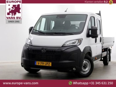 Peugeot Boxer 2.2 BlueHDi 140pk D.C. Open Laadbak Trekhaak 3000kg BPM-Vrij 11-2024