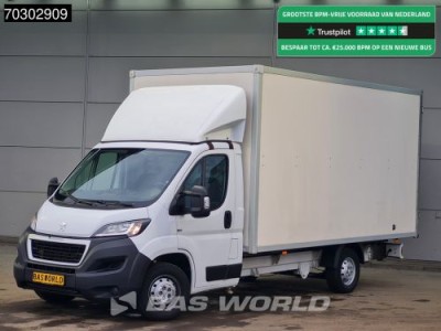 Peugeot Boxer 140PK Bakwagen Achterdeuren Airco Euro6 Meubelbak Koffer Airco