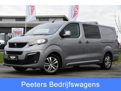 Peugeot Expert 2.0 BlueHDI 120 Long Asphalt DC 360 Camera, Cruise, Carplay, 2 x Schuifdeur, Multimedia, 122pk, Trekhaak, Sensoren, Uniek!