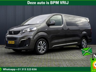 Peugeot Expert 2.0 BlueHDI 122PK | L3H1 | DC | Xenon | Automaat | Schakelflippers | Carplay | Camera | 5-Persoon