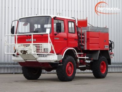 Renault  110 150 4x4 -Feuerwehr, Fire brigade -3.000 ltr watertank - 5t. Lier, Wich, Winde -, Expeditie, Camper