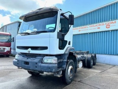 Renault  Kerax 320 6x4 FULL STEEL CHASSIS (MANUAL GEARBOX / FULL STEEL SUSPENSION / REDUCTION AXLES / AIRCONDITIONING)