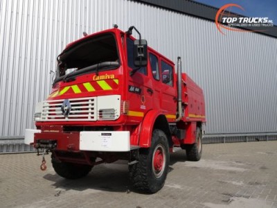 Renault  M180 Midliner 4x4 fire brigade - brandweer - watertank 2500 - Ongeval, Unfall, Accident!!