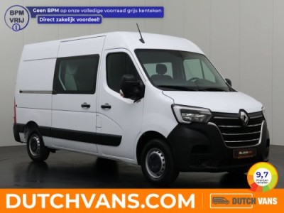Renault Master 2.3DCi 150Pk L2H2 Dubbele Cabine | 7-Persoons | Multimedia | Betimmering | Cruise | Airco