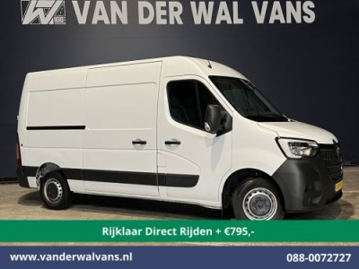 Renault Master 2.3 dCi 136pk L2H2 *Rijklaar Direct Rijden* Euro6 Airco | Camera | Navigatie | Cruisecontrol | 2500kg Trekhaak LED, Parkeersensoren, Bijrijdersbank
