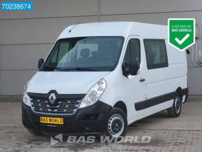 Renault Master 110PK L2H2 7 persoons Dubbel Cabine Trekhaak Airco Cruise Euro6 Airco Dubbel cabine Trekhaak Cruise control