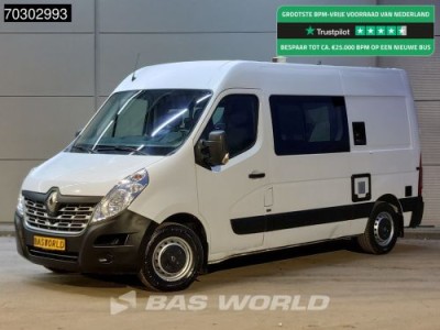 Renault Master 130PK Dubbel Cabine L2H2 Airco Cruise Camera Parkeersensoren Euro6 L2 DC Doka Mixto Airco Cruise control