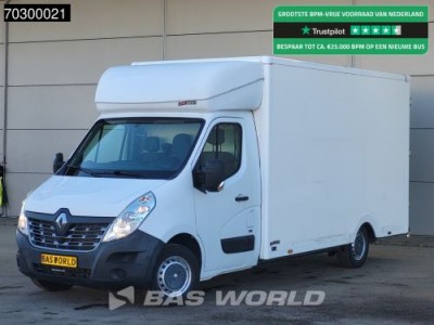 Renault Master 130PK Lowliner 422cm Bakwagen Achterdeuren Airco Cruise Euro6 Verkoopwagen Meubelbak Koffer Airco Cruise control