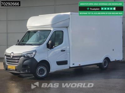Renault Master 145PK Bakwagen Lowliner Achterdeuren LED Airco Cruise Euro6 Meubelbak Koffer 20m3 Airco Cruise control