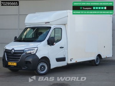 Renault Master 145PK Bakwagen Lowliner LED Airco Cruise Achterdeuren Meubelbak Koffer Airco Cruise control