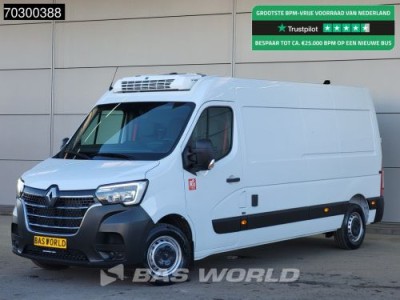 Renault Master 145PK Bi Temp Koelwagen Vriezer Thermo King V-300 Max SP 230v Stekker LED Airco Cruise Camera Euro6 Koel Koeler Kühl Kühler Vries Vriezer Kühlwagen Frigo Airco Cruise control