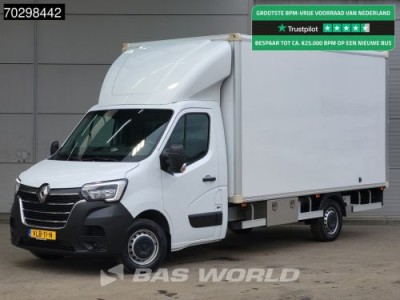 Renault Master 145PK Luchtvering Bakwagen LED Navi Airco Cruise APK 07-2026 Euro6 Meubelbak Koffer Airco Cruise control