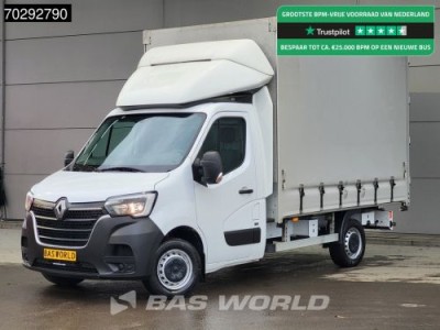 Renault Master 145PK Schuifzeilen Achterdeuren Bakwagen LED Airco Cruise Euro6 Meubelbak Koffer Zeilen Zeilenwagen Schuifzeil Airco Cruise control