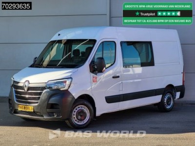 Renault Master 150PK Dubbel Cabine L2H2 LED Navi Airco Cruise Camera Parkeersensoren Euro6 L2 DC Doka Mixto L2H2 Airco Cruise control