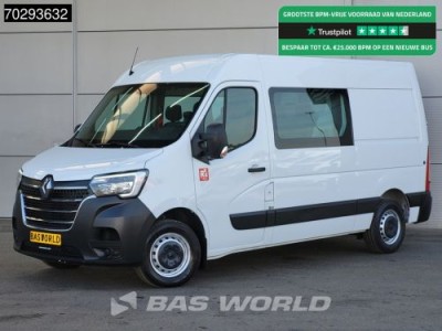 Renault Master 150PK Dubbel Cabine RED-Edition L2H2 LED Navi Airco Cruise Camera Parkeersensoren Euro6 L2 DC Doka Mixto Airco Cruise control