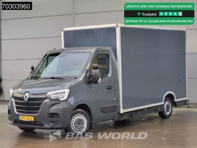 Renault Master 150PK Luchtvering Automaat Bakwagen Lowliner LED Airco Cruise Camera APK 05-2026 Euro6 Meubelwagen Koffer Verkoopwagen Airco Cruise control