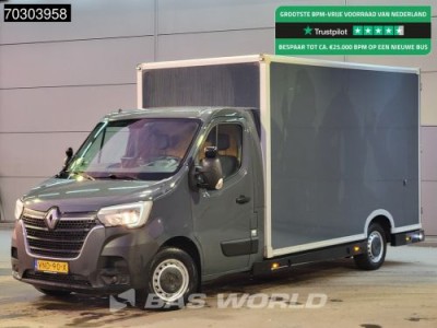 Renault Master 150PK Luchtvering Automaat Bakwagen Lowliner LED Airco Cruise Camera Euro6 Meubelwagen Koffer Verkoopwagen Airco Cruise control