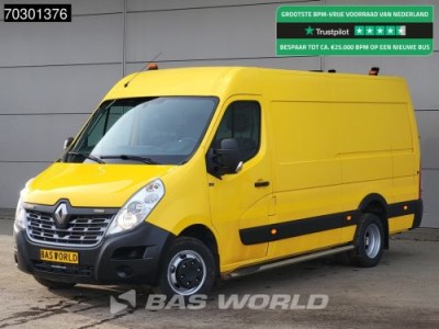 Renault Master 165PK Dubbellucht L3H2 3,5t Trekhaak Airco Cruise Camera Parkeersensoren Standkachel Werkplaatsinrichting Euro6 L3 Airco Trekhaak Cruise control