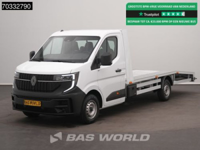 Renault Master 170PK Automaat Autotransporter LED Trekhaak Airco Cruise CarPlay Parkeersensoren Lier Euro6 Lier Car Transporter Airco Trekhaak Cruise control