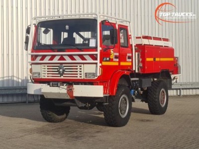Renault  Midliner M210 4x4 -Feuerwehr, Fire brigade - 3.600 ltr watertank - Expeditie, Camper - 3,5 t. Lier, Winch