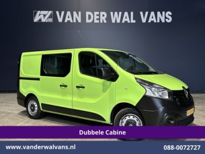Renault Trafic 1.6 dCi 122pk inrichting L1H1 Dubbele cabine Euro6 Airco | 6-Zits | Navigatie Trekhaak, Cruisecontrol, Parkeersensoren, Bijrijdersbank