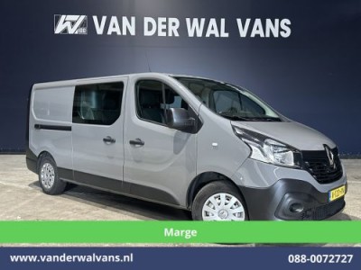 Renault Trafic 1.6 dCi 126pk **MARGE, GEE BTW** L2H1 Dubbele cabine Euro6 Airco | 6-Zits | Navigatie | Cruisecontrol Parkeersensoren