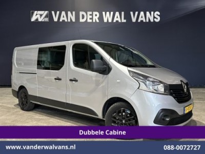 Renault Trafic 1.6 dCi **Marge, GEEN BTW** 126pk L2H1 Dubbele cabine Euro6 Airco | 6-Zits | Navigatie | Camera LM velgen, Cruisecontrol, Trekhaak, Parkeersensoren