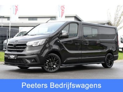 Renault Trafic 2.0 170 L2H1 DC Black Edition Extra Cruise, Camera, Carplay, LED, 170pk, Stoelverwarming, 2 x Schuifdeur, NAVI, Automaat, Clima, Uniek!