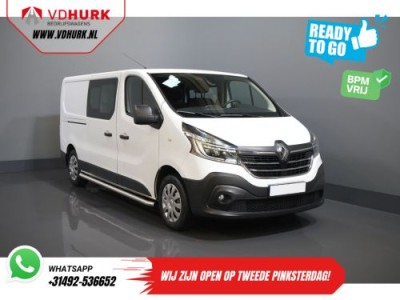 Renault Trafic 2.0 dCi 120 pk L2 DC Dubbel Cabine BPM VRIJ! Ready2Go LED/ 2x schuifdeur/ Sidebars/ Carplay/ Climate/ Camera/ PDC/ Cruise/ Trekhaak