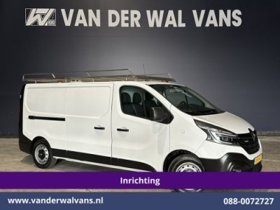 Renault Trafic 2.0 dCi 120pk L2H1 Inrichting Euro6 Airco | 2x zijdeur | Omvormer | Imperiaal | LED | Trekhaak | Cruisecontrol | Camera Parkeersensoren, Bijrijdersbank