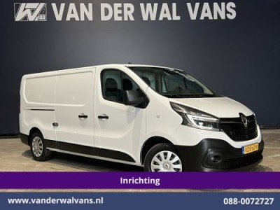 Renault Trafic 2.0 dCi 120pk L2H1 Inrichting Euro6 Airco | Camera | Navigatie | Trekhaak | LED | Cruisecontrol Parkeersensoren, Bijrijdersbank