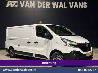 Renault Trafic 2.0 dCi 120pk L2H1 Inrichting Euro6 Airco | Omvormer | Camera | Navigatie | LED | Trekhaak Cruisecontrol, Parkeersensoren, Bijrijdersbank