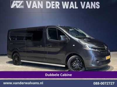 Renault Trafic 2.0 dCi 170pk Automaat L2H1 Dubbele cabine Euro6 Airco | 5-Zits | 2x Zijdeur | Camera | Navigatie | LED Cruisecontrol, Trekhaak, Parkeersensoren, LM velgen, Sidebars
