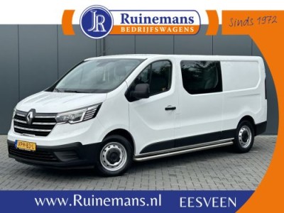 Renault Trafic 2.0 dCi / L2H1 / DUBBEL CABINE / 6-PERSOONS DUBBELE CABINE / AIRCO / CRUISE / NAVI / BLUETOOTH / 3-ZITS / PDC
