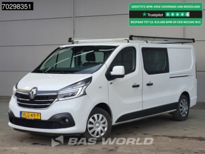 Renault Trafic 120pk Dubbel Cabine 2x Schuifdeur L2H1 Trekhaak LED Navi Airco Cruise Camera Parkeersensoren Imperiaal Euro6 DC Doka Mixto Airco Trekhaak Cruise control