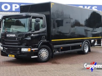 Scania P250 Bak+ Klep Dhollandia 1500 kg. Black line