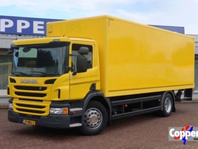 Scania P250 Bak+Klep E6 Dhollandia 1500 kg