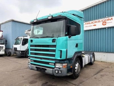Scania R114-380 LA SLEEPERCAB 4x2 (EURO 2 / MANUAL GEARBOX / HYDRAULIC KIT / P.T.O. / FULL SPOILERSET / ETC.)