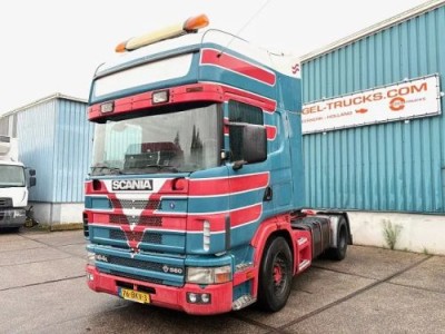 Scania R164-580 V8 TOPLINE COLLECTORS ITEM!! / APK 10-2026!! (12+2 MANUAL GEARBOX / RETARDER / AIRCONDITIONING / 2x TANK / ETC.)