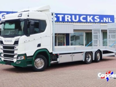 Scania R500 NGS Machinetransport 6x2 Hydralische oprijplaten
