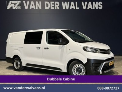 Toyota PROACE Worker 2.0 D-4D 123pk L3H1 Dubbele Cabine Euro6 Airco | 6-Zits | Navigatie | Apple Carplay Cruisecontrol, Android Auto, Parkeersensoren, Bijrijdersbank