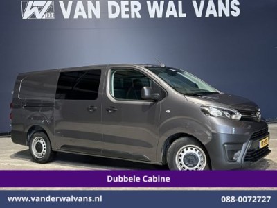Toyota PROACE Worker 2.0 D-4D 145pk L3H1 Dubbele Cabine Euro6 Airco | 6-Zits | Navigatie | Apple Carplay Cruisecontrol, Parkeersensoren, Android auto, 2500kg trekvermogen