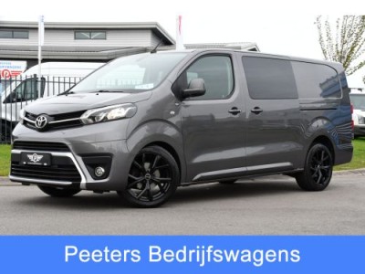 Toyota PROACE Worker 2.0 L3 DC PB Edition Camera, Cruise, Carplay, Clima, 177pk, Automaat, 2 x Schuifdeur, Keyless, NAVI, Uniek!